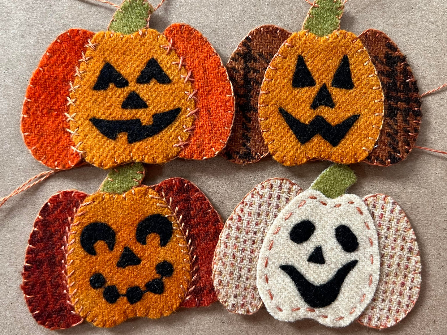 Kit #128 - Wooly Pumpkins