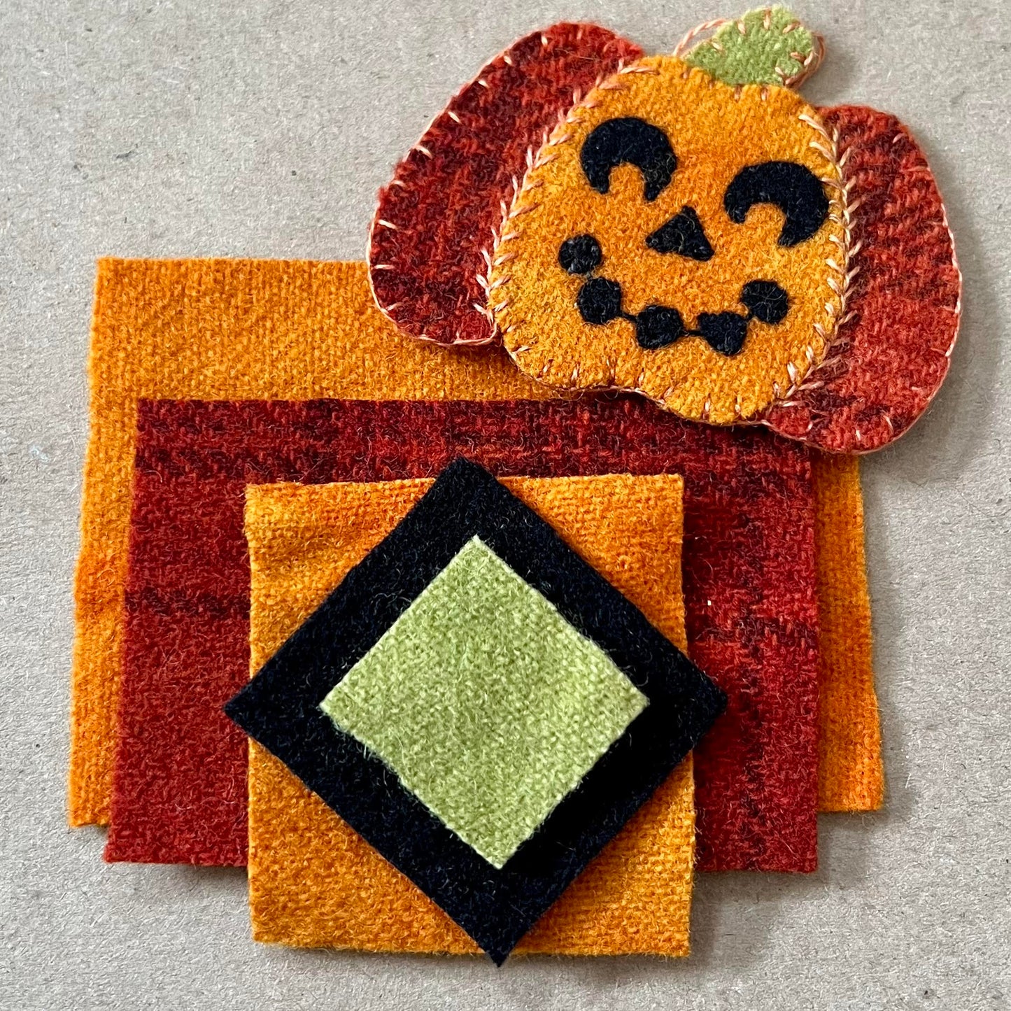 Kit #128 - Wooly Pumpkins