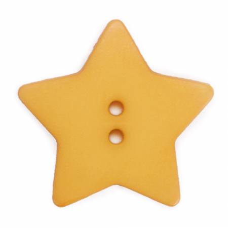 Button #4529 - School Yellow Star