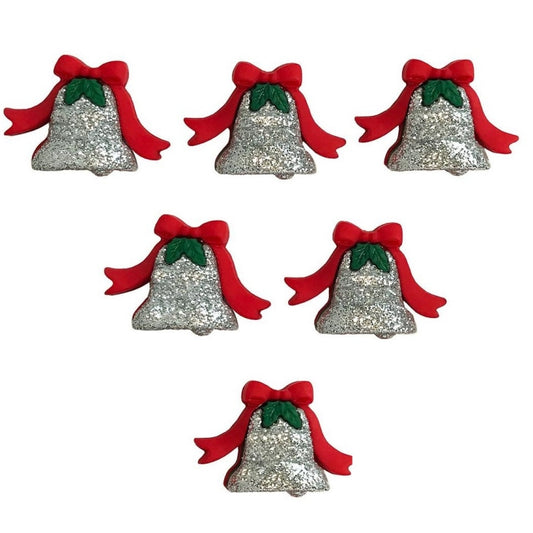 Button #4828 - Silver Bells