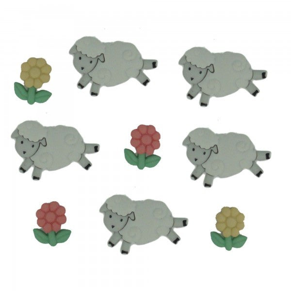 Button #5798 - Counting Sheep