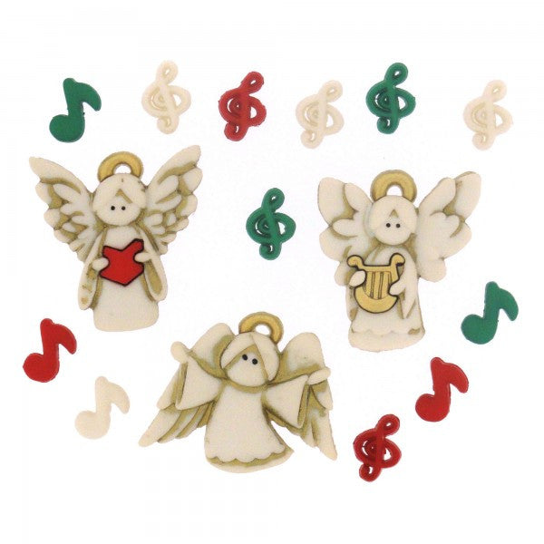 Button #7495 - A Choir of Angels