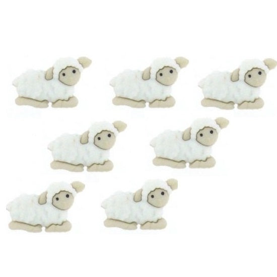 Button #8916 - Tiny Sheep