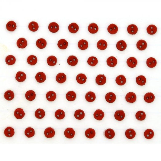 Button #9421 - Micro Round Red