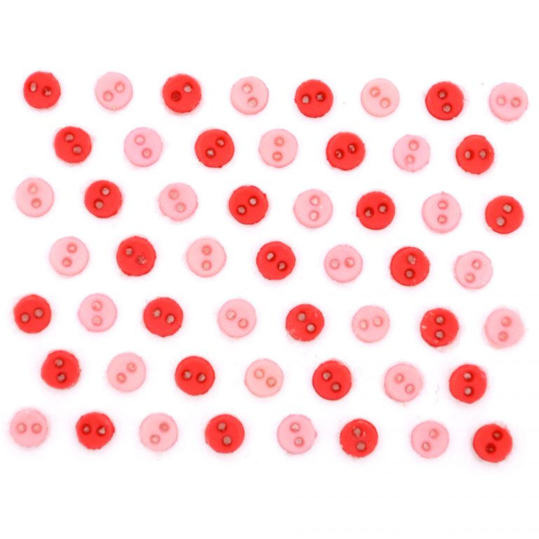 Button #9526 - Micro Mini Round Hydrangea