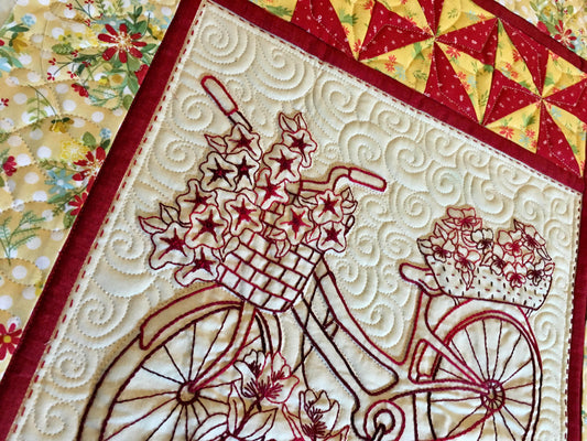 Pattern #121 - Bicycle Blooms