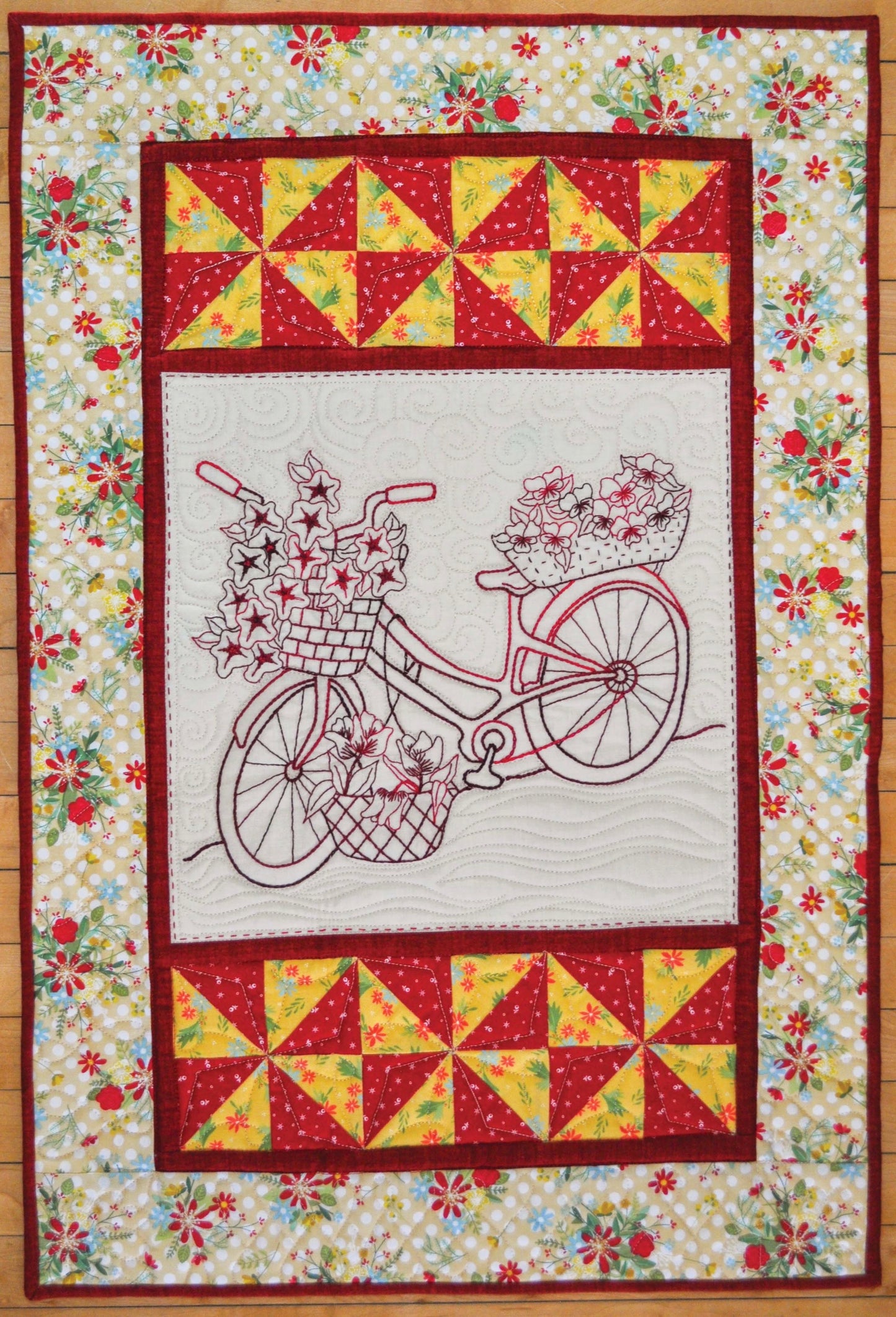 Pattern #121 - Bicycle Blooms