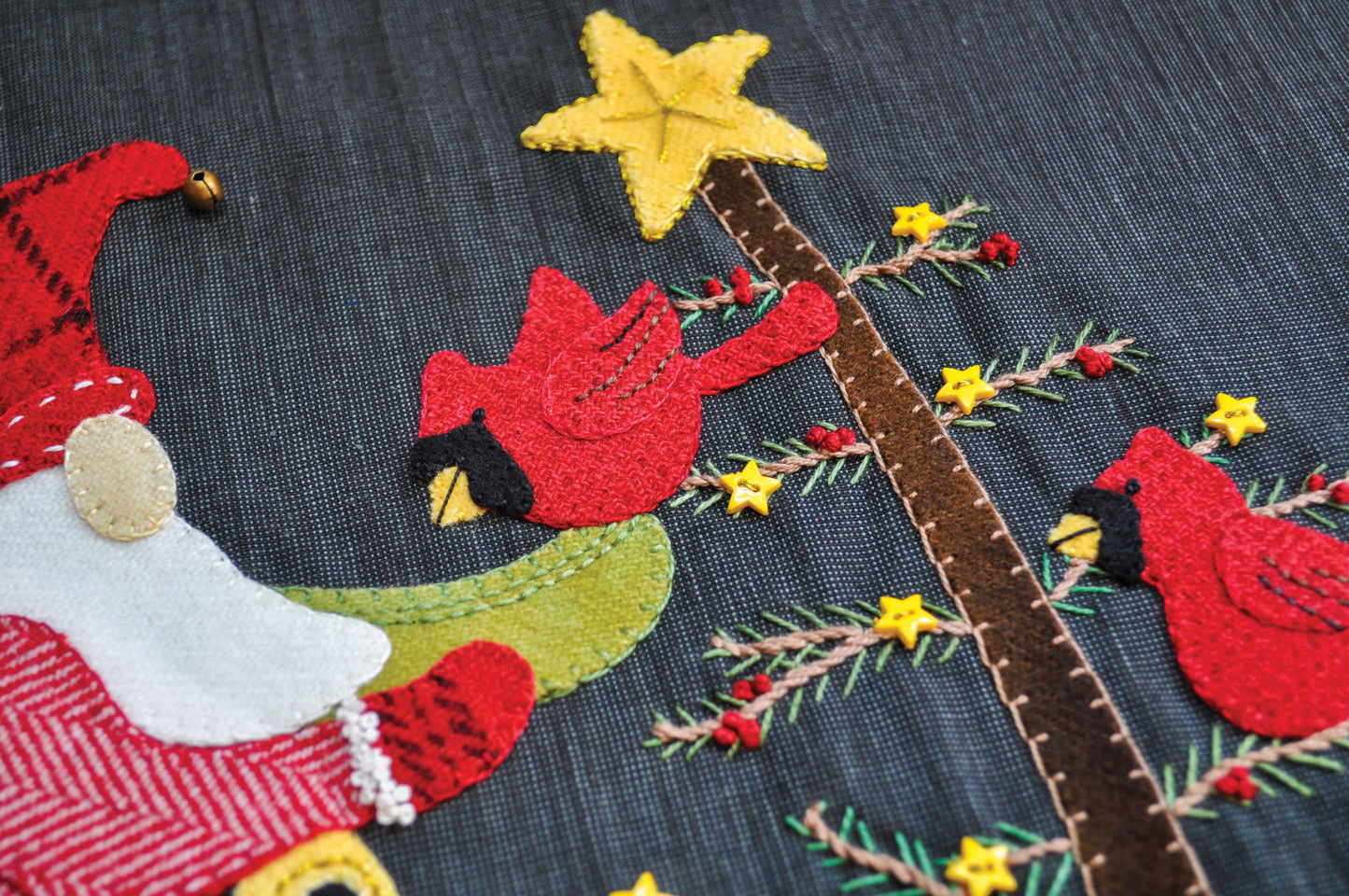 Kit #124 - Bird Feeder - Christmas Gnomes Block #7