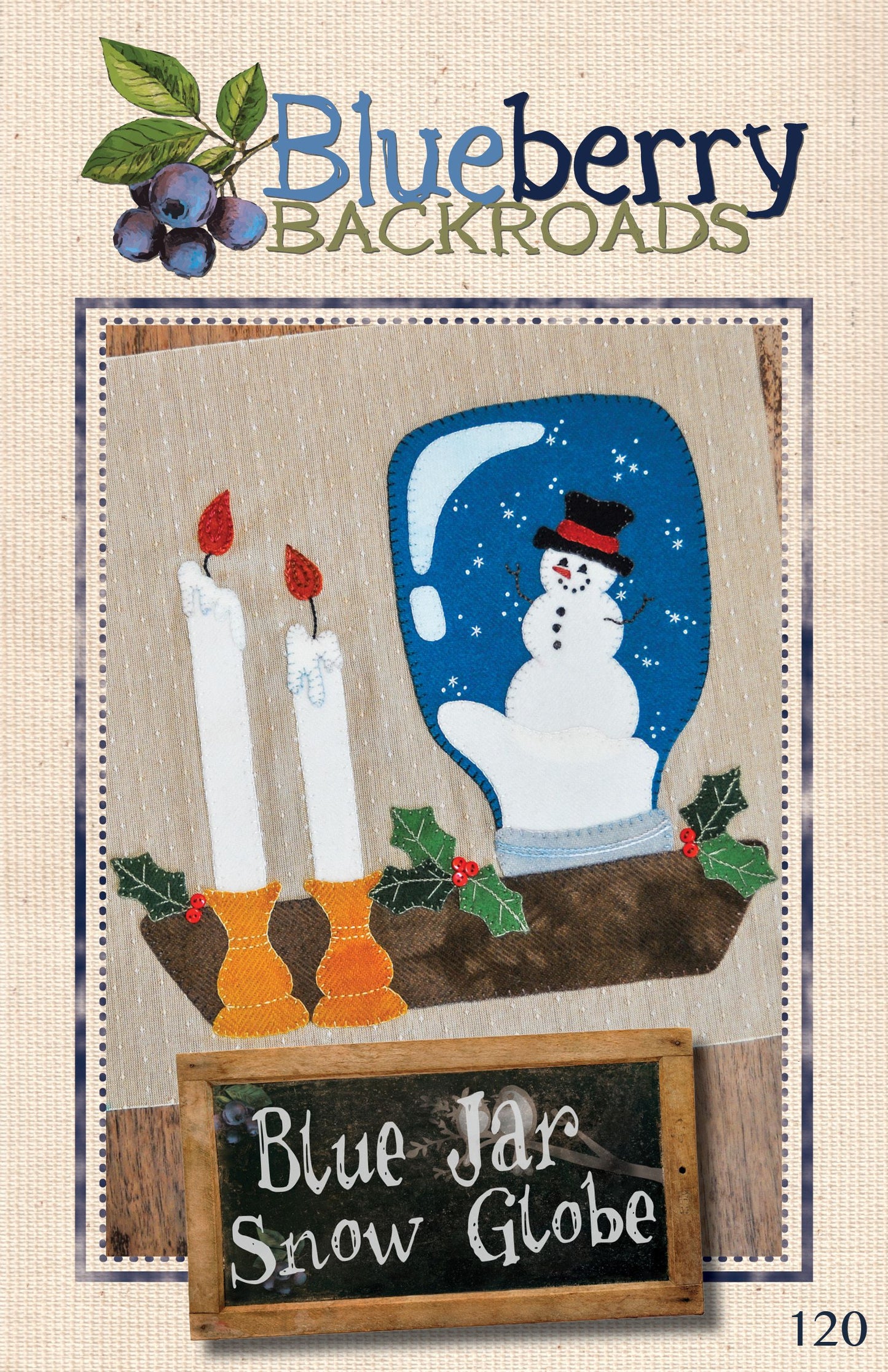 Kit #120 - Blue Jar Snow Globe