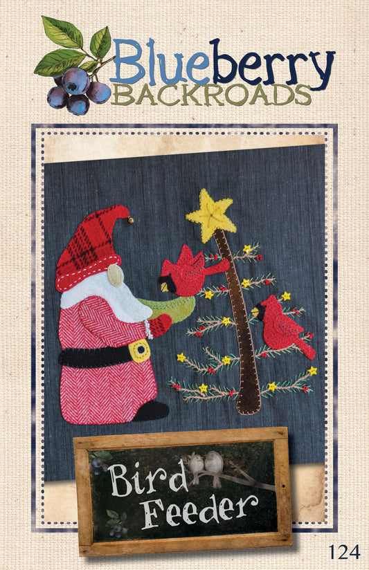 Kit #124 - Bird Feeder - Christmas Gnomes Block #7