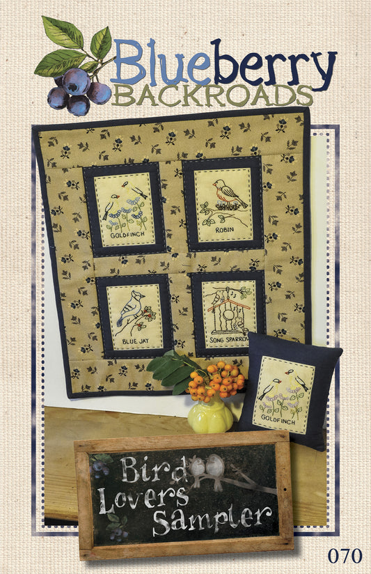Pattern #070 - Bird Lovers Sampler