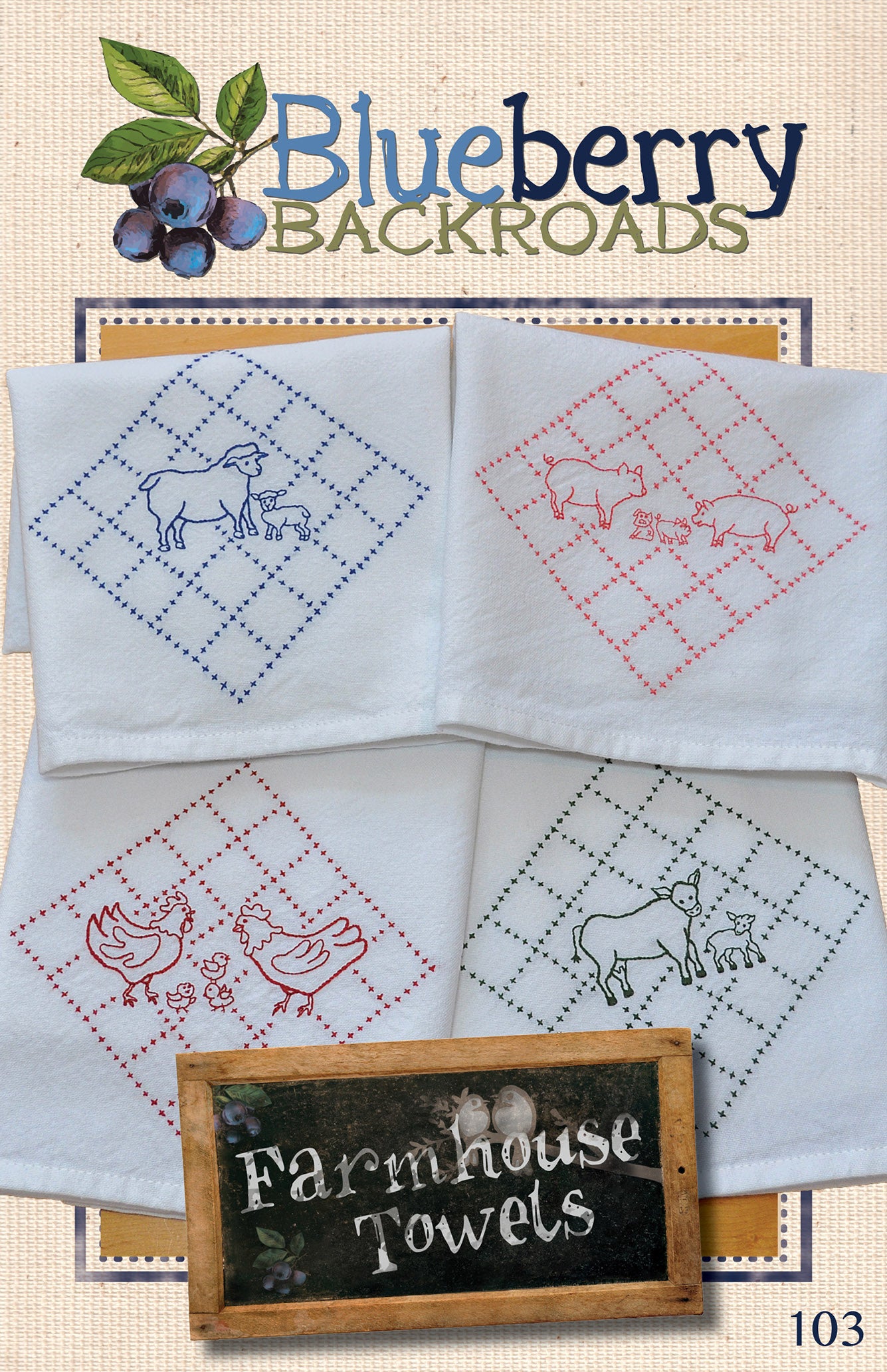 Pattern #103 - Farmhouse Towels