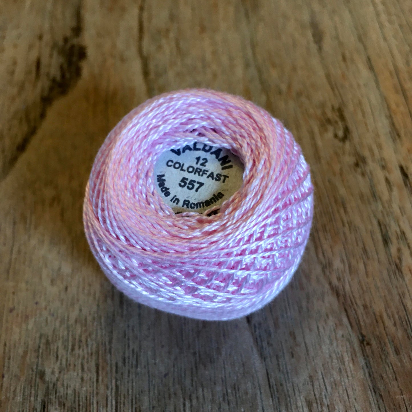 Valdani Perle Cotton Size 12 - 557 Wildrose Pink