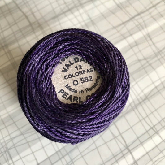 Valdani Perle Cotton Size 12 - O592 Primitive Purple